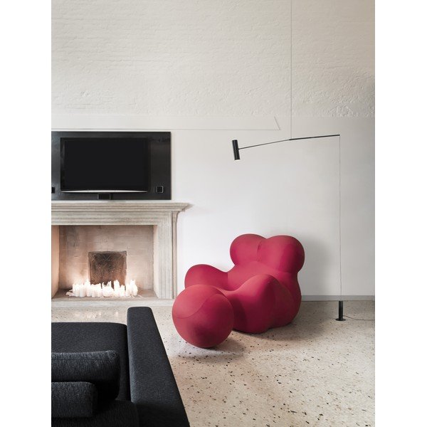 Lampadar negru mat LED din metal (înălțime 250 cm) Voice – Nova Luce-image-1
