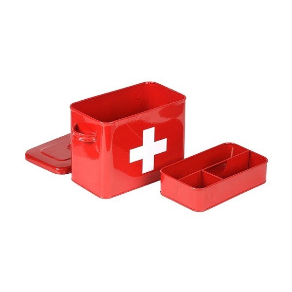 Recipient din tablă LABEL51 Firt Aid, roșu-image-3