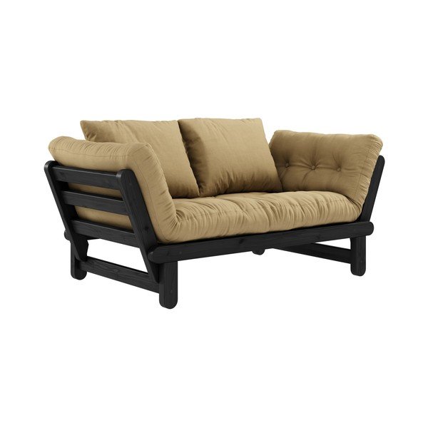 Canapea variabilă Karup Design Beat Black/Wheat Beige-image-3
