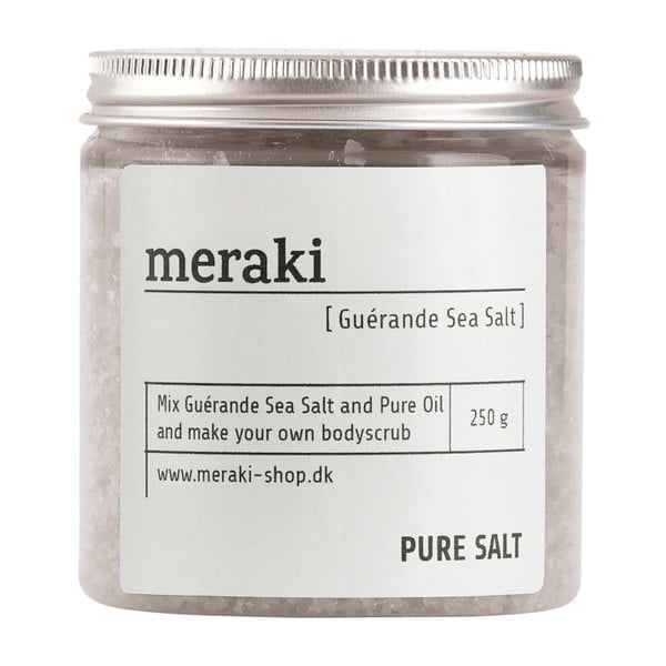 Exfoliant cu sare de mare Meraki Pure, 250 g