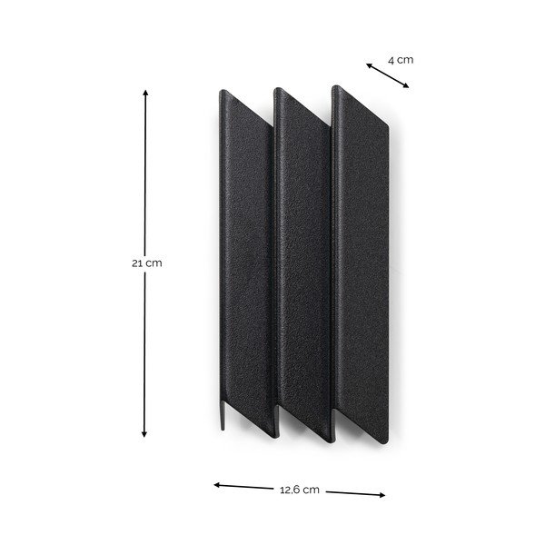 Cuier de perete negru din metal 13 cm Sensu – Spinder Design-image-4