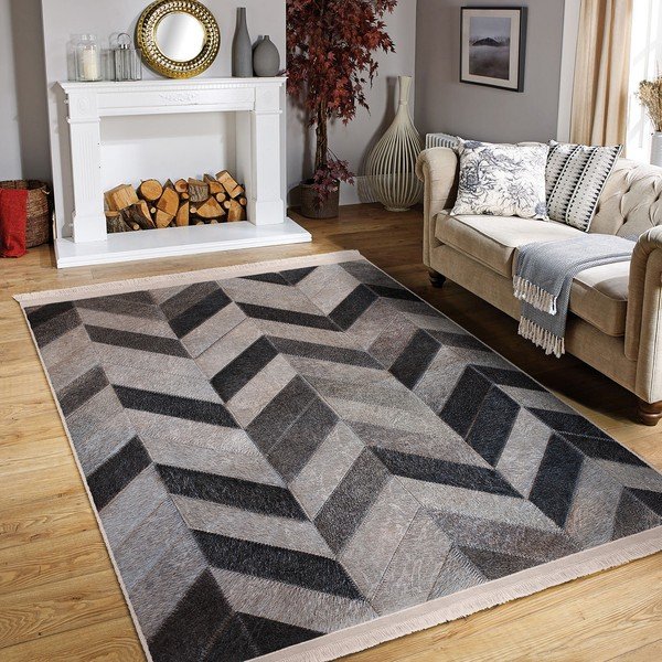 Covor gri 80x150 cm – Mila Home-image-4