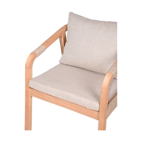 Scaune de grădină în culoare naturală 2 buc. din lemn masiv Bogota – Garden Pleasure-image-2