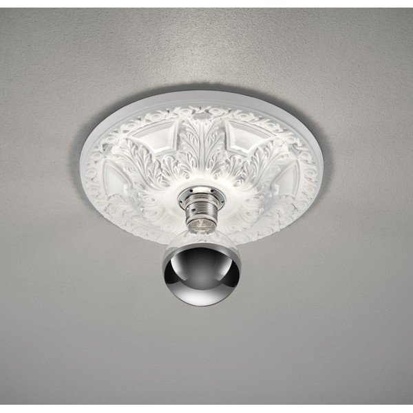 Plafonieră albă ø 30 cm Lilly – Trio-image-1