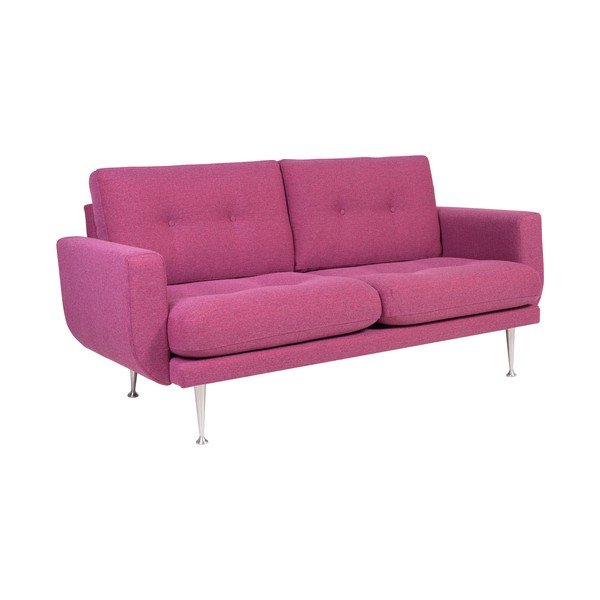 Canapea cu 3 locuri Scandic Fly, roz - violet-image-2