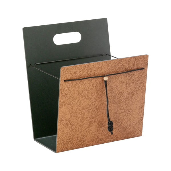 Suport de reviste din metal și din piele ecologică Bull M – LIND DNA