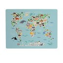 Protecție pentru masă sau birou Little Nice Things World Map, 55 x 35 cm