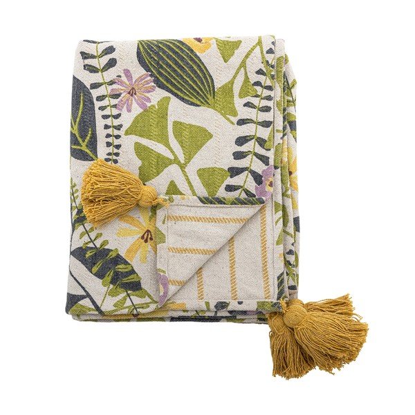 Pătură din bumbac reciclat 130x160 cm Camelie – Bloomingville