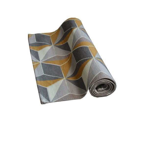 Traversă Floorita Dice Grey Ochre, 60 x 240 cm, gri - galben-image-2