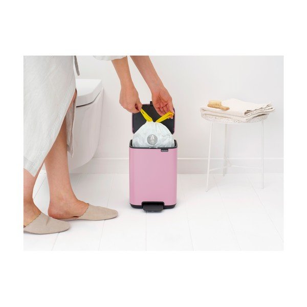 Coș de gunoi roz cu pedală din oțel 4 l Bo – Brabantia-image-2