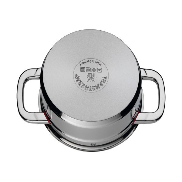 Oală din oțel inoxidabil cu capac WMF Cromargan® Premium A II, ⌀ 20 cm-image-2