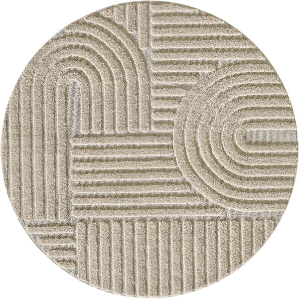 Covor bej rotund ø 200 cm Art – Ayyildiz Carpets