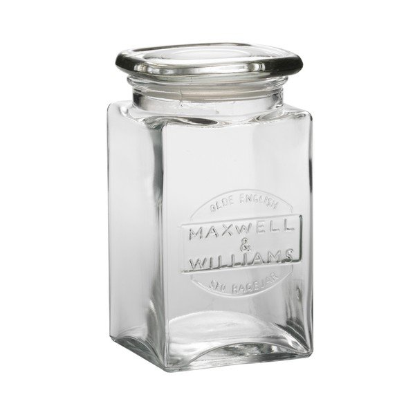 Set 2 recipiente din sticlă Maxwell & Williams Jar, 1L