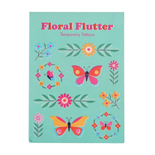 Folie de tatuaje pentru copii Floral Flutter – Rex London