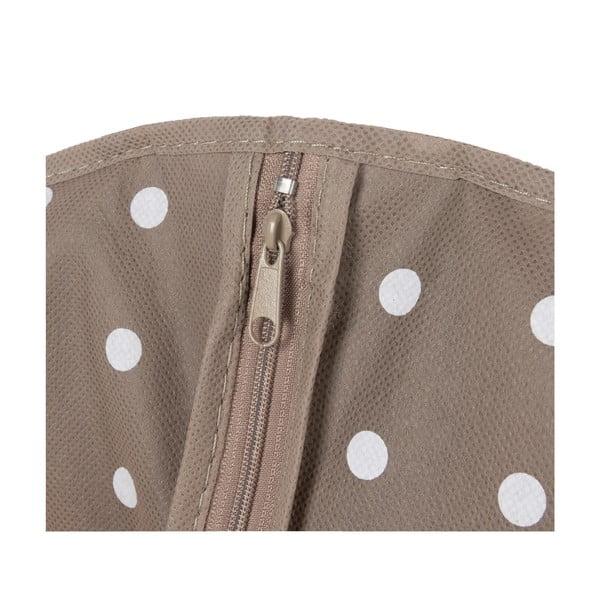 Husă de protecție pentru haine de agățat Compactor Dots, 100 cm, bej-image-4