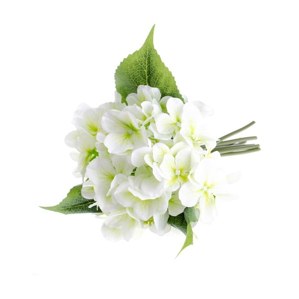 Floare artificială hortensia Dakls, alb
