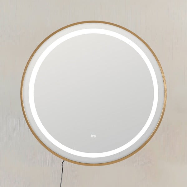 Oglindă de perete cu led 60x60 cm – Ixia-image-1