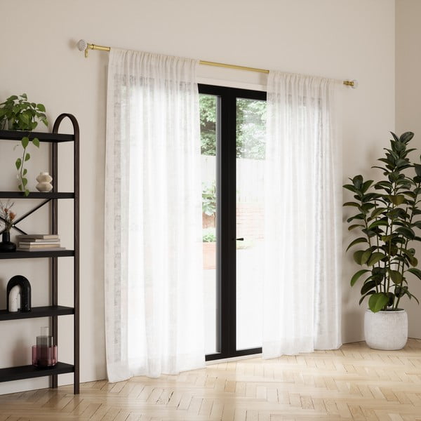 Galerie de perdea extensibilă 107-305 cm din oțel Pleat – Umbra-image-3