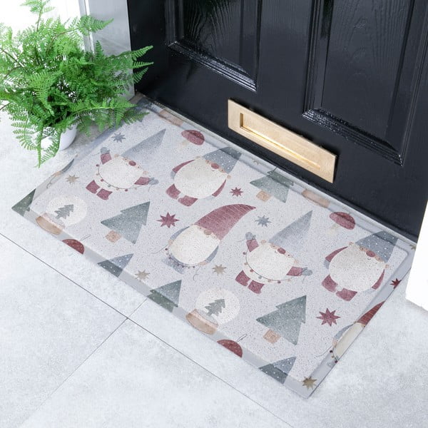 Covoraș de intrare 40x70 cm  cu model de Crăciun Gnomes – Artsy Doormats-image-1