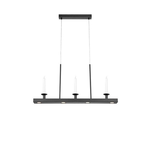 Lustră neagră LED cu intensitate reglabilă din metal Dining – Markslöjd