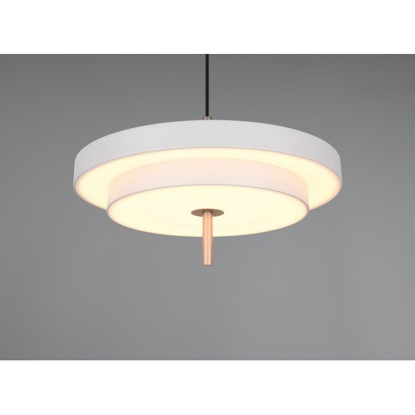 Lustră fildeș LED cu intensitate reglabilă Keaton – Trio-image-1