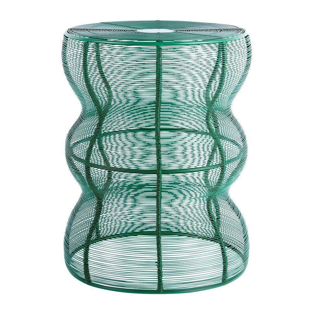 Măsuță auxiliară rotundă din metal ø 30 cm Cuerda Onda – Leitmotiv