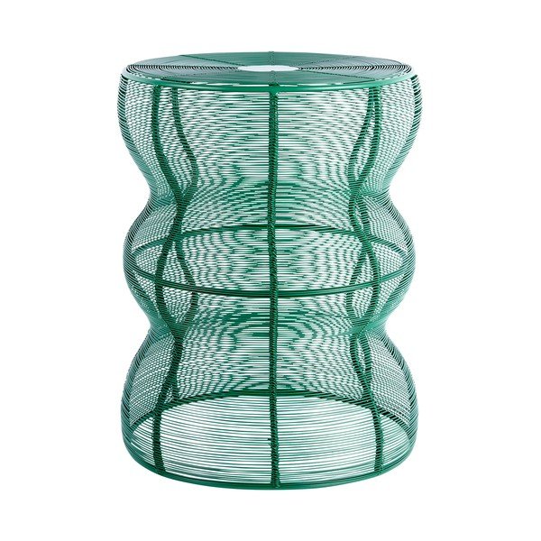 Măsuță auxiliară rotundă din metal ø 30 cm Cuerda Onda – Leitmotiv