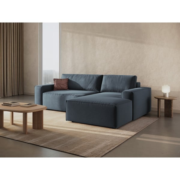 Colțar albastru extensibil (cu colț pe partea dreaptă) Jodie – Micadoni Home-image-1