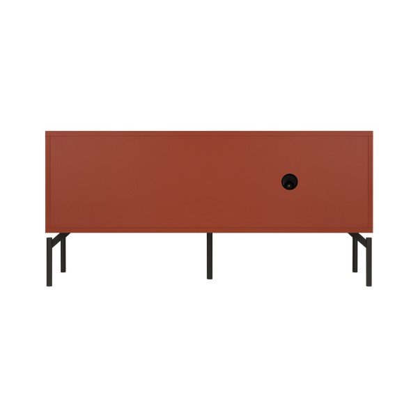 Comodă TV teracotă 116x55x42 cm Met Mini – noo.ma-image-3