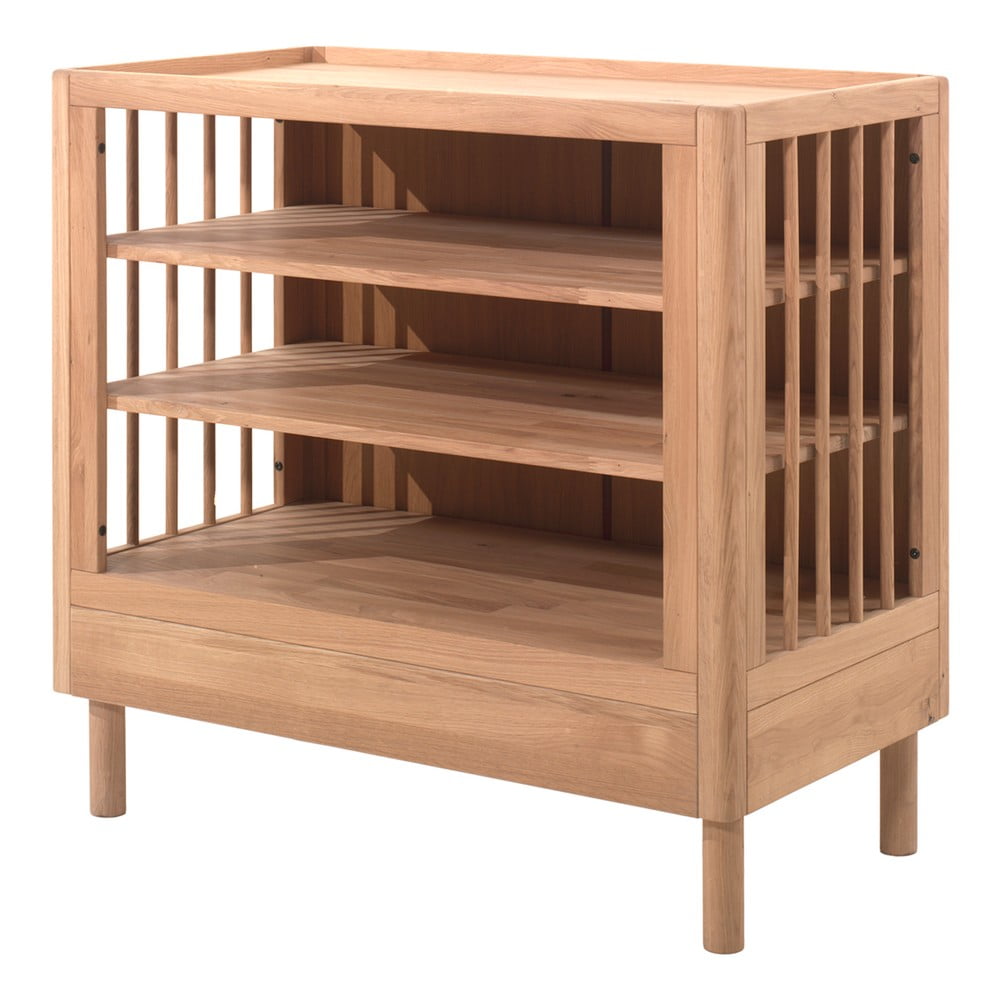 Comodă de copii în culoare naturală din lemn de stejar cu masă de schimbat 100x95x55 cm Forrest – Vipack