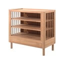 Comodă de copii în culoare naturală din lemn de stejar cu masă de schimbat 100x95x55 cm Forrest – Vipack