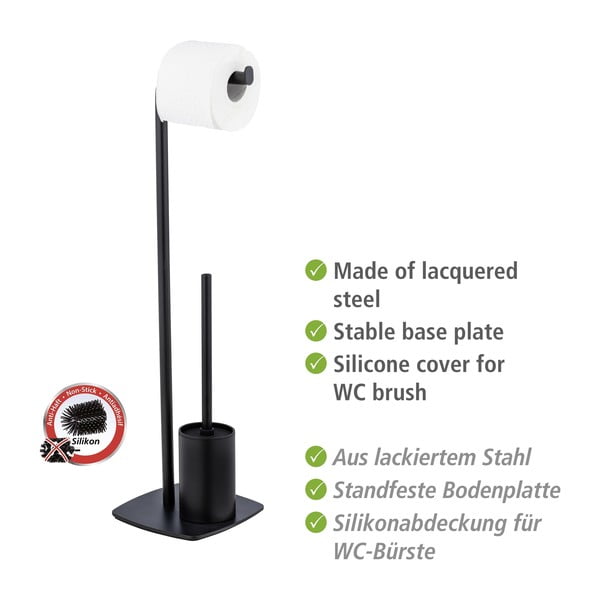 Suport pentru hârtie igienică din oțel Iria – Wenko-image-4