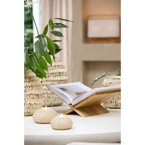 Suport pentru cartea de bucate/tabletă din lemn Tonosi – Light & Living-image-1