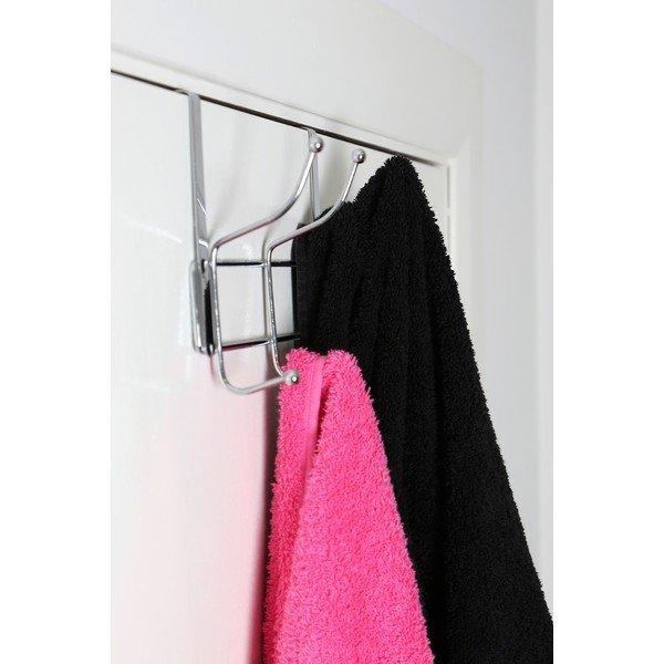 Cuier de ușă argintiu din metal 11 cm Chrome – Premier Housewares-image-1