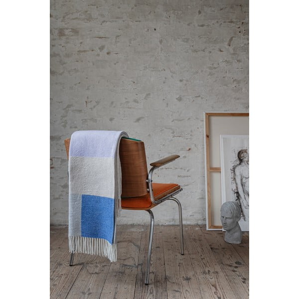 Pătură mov lavandă/bej 125x190 cm Brick – Mette Ditmer Denmark-image-1