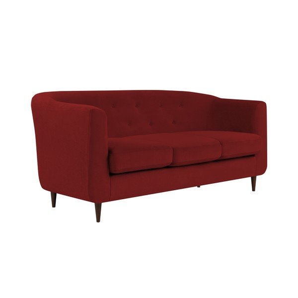 Canapea Kooko Home LOVE, roșu, 175 cm-image-2