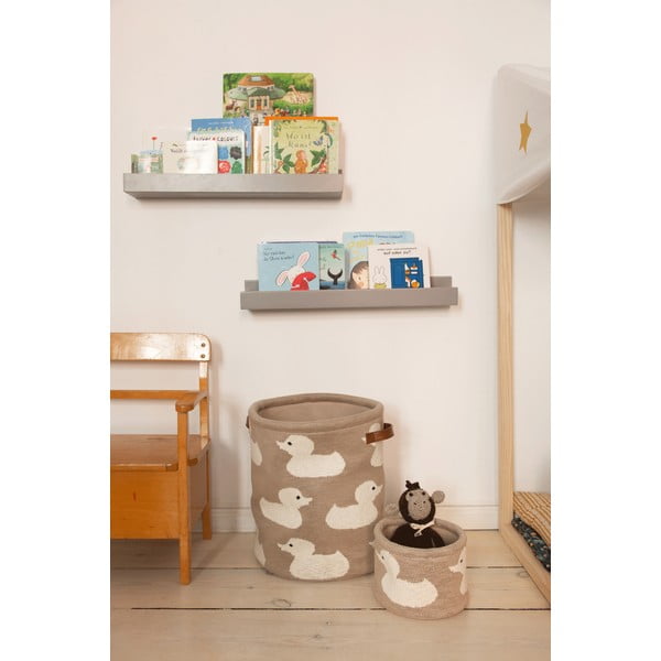 Organizator din bumbac Kindsgut Duck, ø 16 cm, bej-image-4