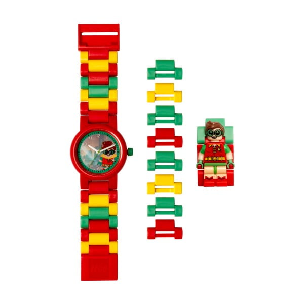 Ceas de mână și figurină LEGO® Batman Movie Robin