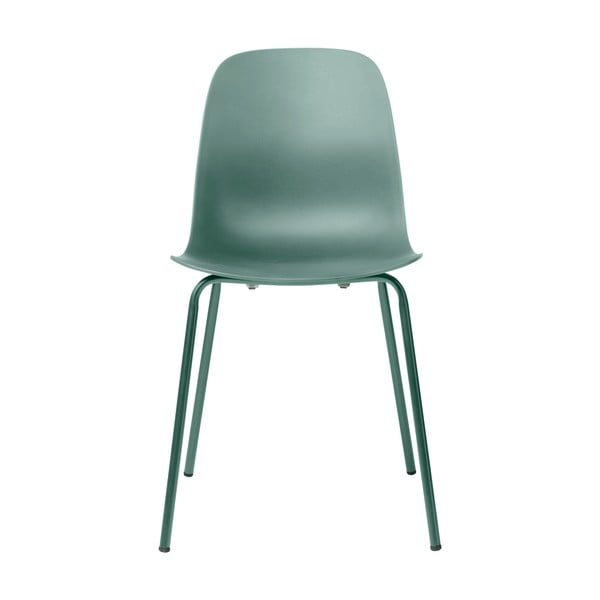 Set 2 scaune Unique Furniture Whitby, gri - verde-image-1