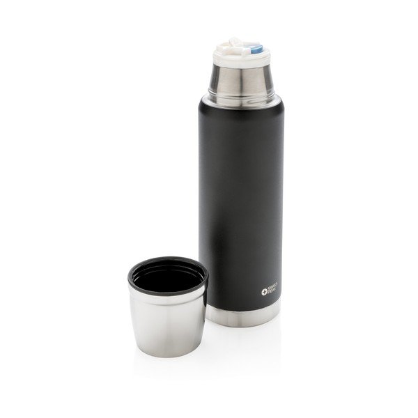 Sticlă termos din oțel inoxidabil Swiss Peak, 500 ml, negru-image-1