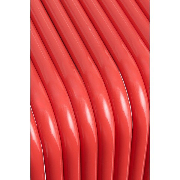 Scaun tip taburet roșu din metal Multron – Ellos Home-image-3