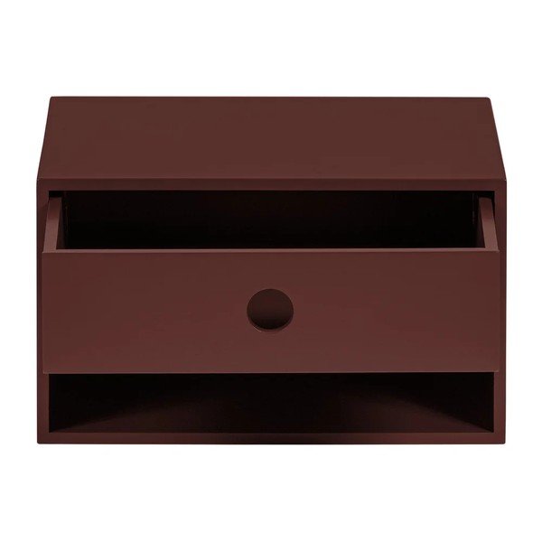 Noptieră burgundy din MDF Nancy – WOOOD-image-4