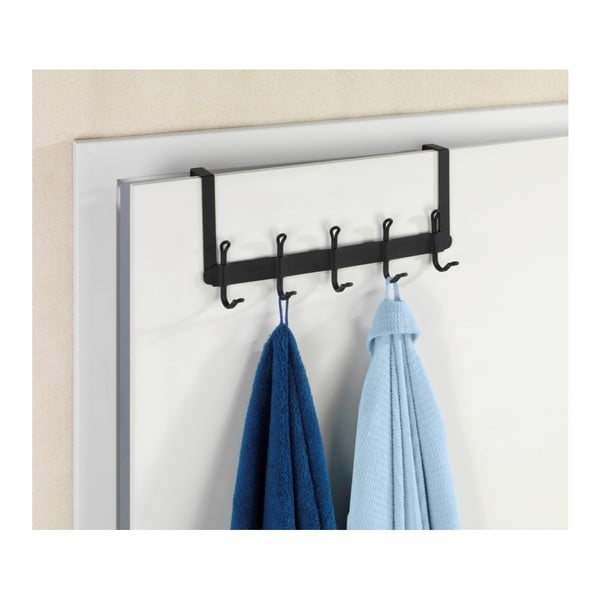 Cuier de ușă negru din metal 37 cm Nostalgia – Wenko-image-2