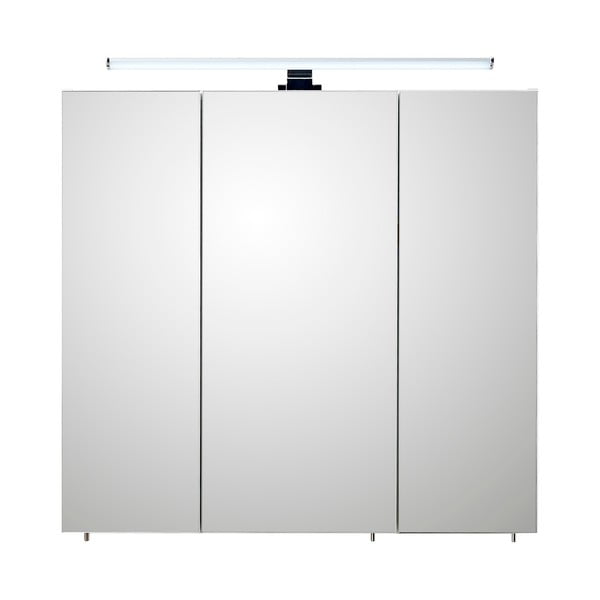 Dulap de baie suspendat alb cu oglindă 75x70 cm Set 360 - Pelipal