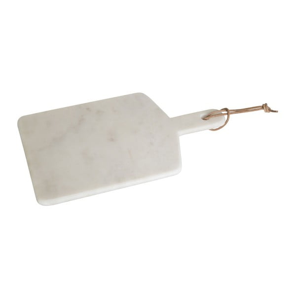 Tocător din marmură cu mâner Premier Housewares Rectangular, 23 x 38 cm, alb