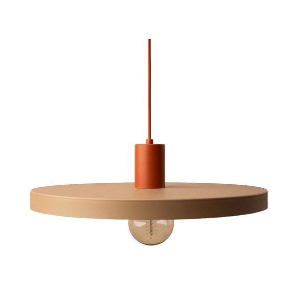 Lustră bej din metal ø 40 cm Ori – Micadoni 