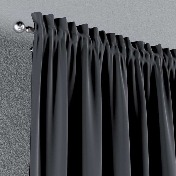 Draperie gri 260x130 cm Posh Velvet - Yellow Tipi-image-4