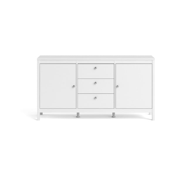 Comodă albă joasă 151x80 cm Madrid – Tvilum-image-2