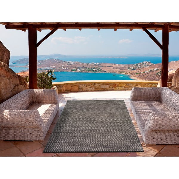 Covor de exterior gri antracit 120x170 cm Panama – Universal-image-1