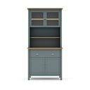 Dulap verde prăfuit din lemn de pin 90x180,5x40 cm Misti – Marckeric